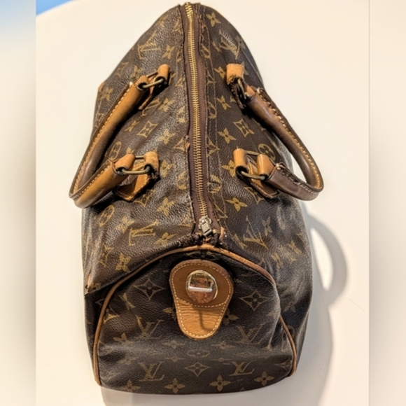 Vintage Louis Vuitton Brown Monogram Speedy Handbag - Picture 6 of 10